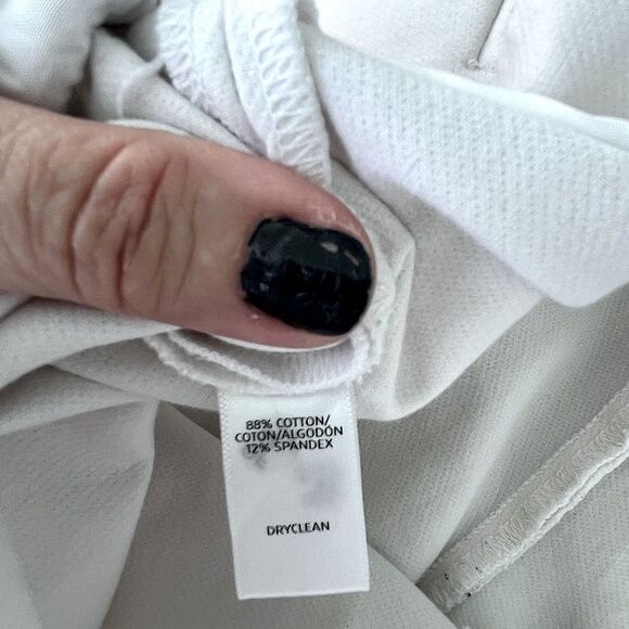 Ann Taylor LOFT Riviera Marisa Fit White Pants Size 10P - Picture 8 of 11